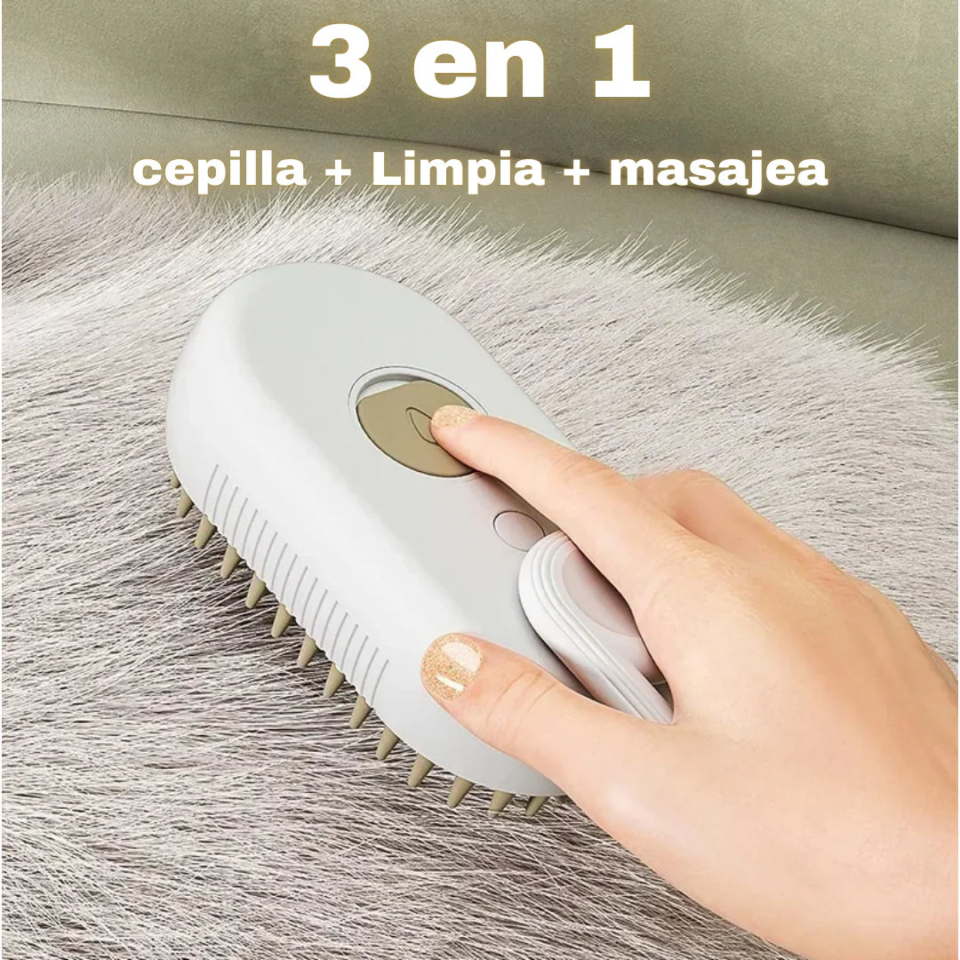 2x1 Cepillo de Vapor para Mascotas
