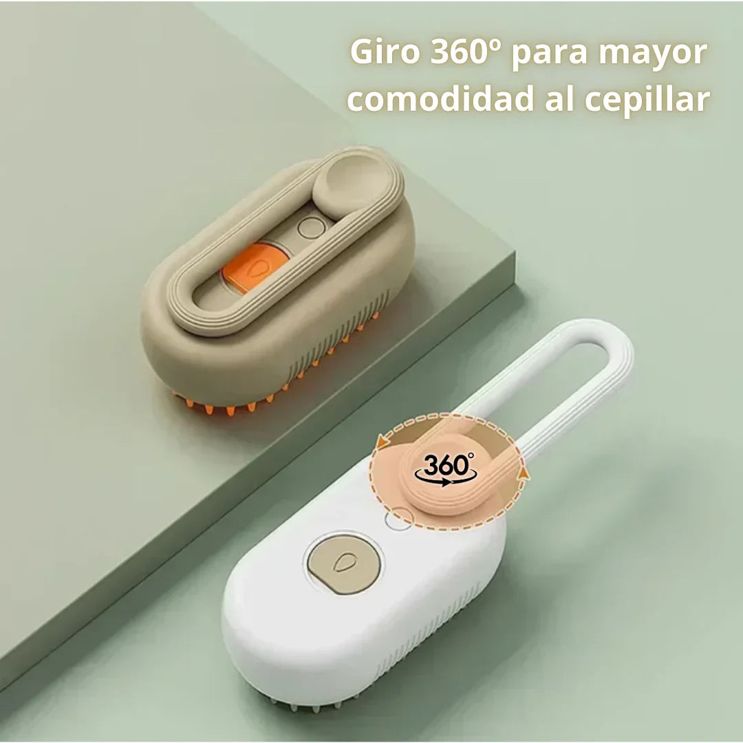 2x1 Cepillo de Vapor para Mascotas